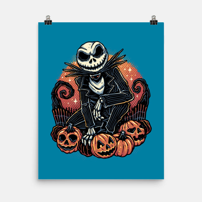 Night Of The Pumpkin King-None-Matte-Poster-glitchygorilla