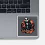 Night Of The Pumpkin King-None-Glossy-Sticker-glitchygorilla