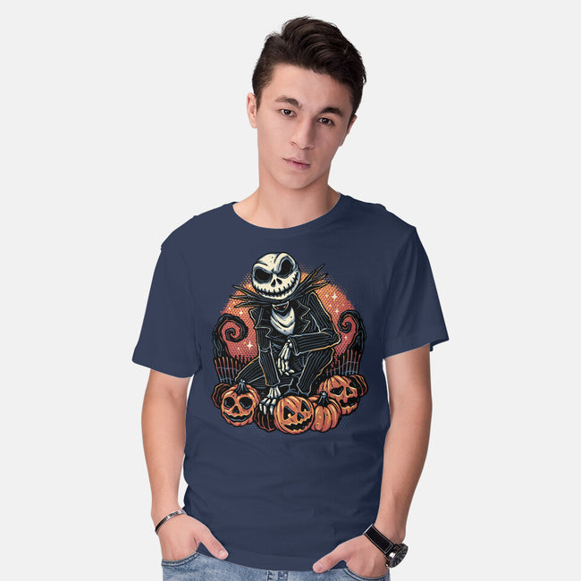Night Of The Pumpkin King-Mens-Basic-Tee-glitchygorilla