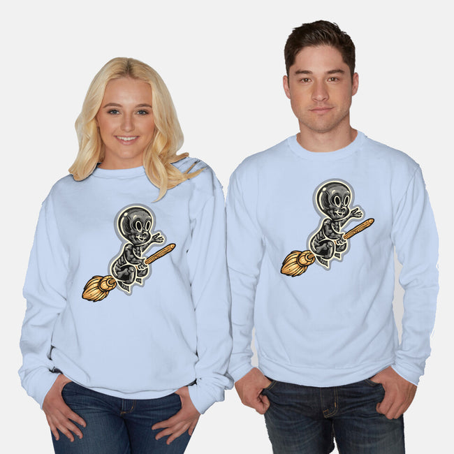 See Through Me-Unisex-Crew Neck-Sweatshirt-glitchygorilla