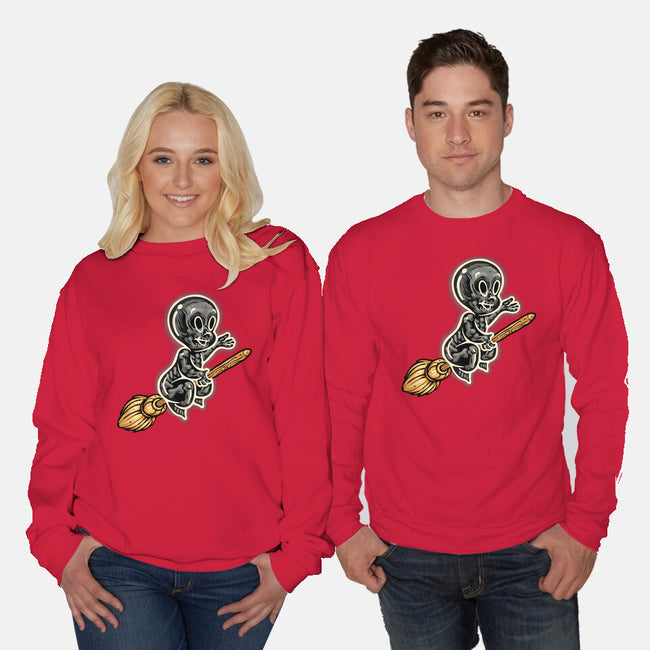 See Through Me-Unisex-Crew Neck-Sweatshirt-glitchygorilla