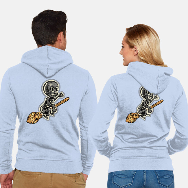 See Through Me-Unisex-Zip-Up-Sweatshirt-glitchygorilla