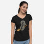 See Through Me-Womens-V-Neck-Tee-glitchygorilla