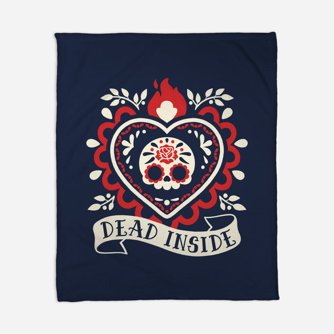 Dead Inside Cute Corazon-None-Fleece-Blanket-NemiMakeit