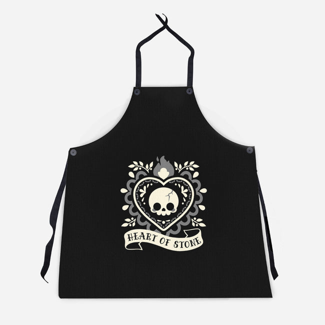 Heart Of Stone Corazon-Unisex-Kitchen-Apron-NemiMakeit