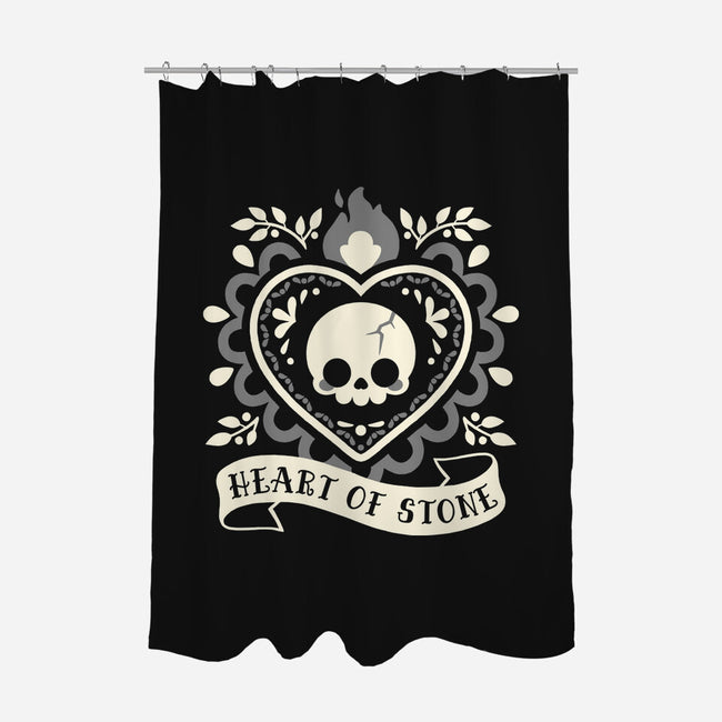 Heart Of Stone Corazon-None-Polyester-Shower Curtain-NemiMakeit