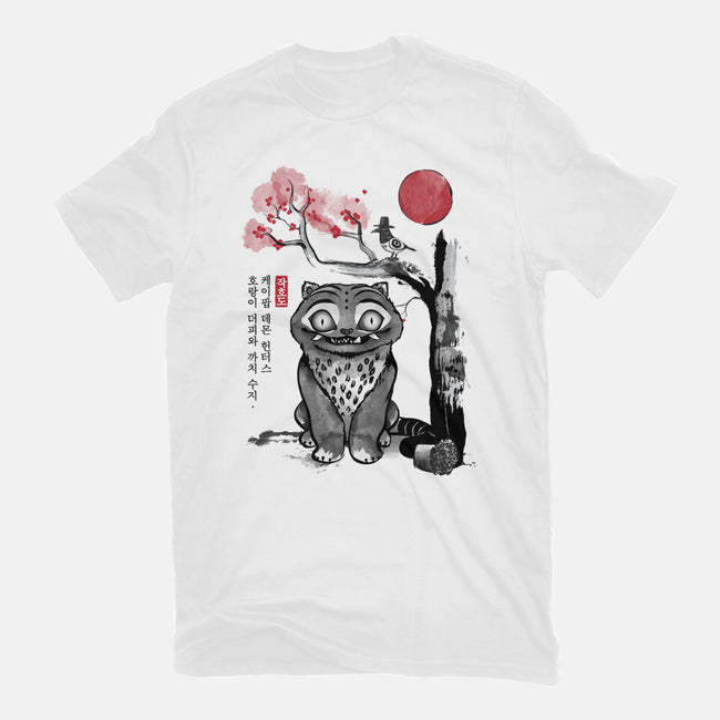 The Tiger And The Magpie Sumi-e-Mens-Heavyweight-Tee-DrMonekers