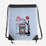 The Tiger And The Magpie Sumi-e-None-Drawstring-Bag-DrMonekers
