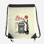 The Tiger And The Magpie Sumi-e-None-Drawstring-Bag-DrMonekers