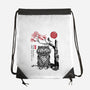 The Tiger And The Magpie Sumi-e-None-Drawstring-Bag-DrMonekers