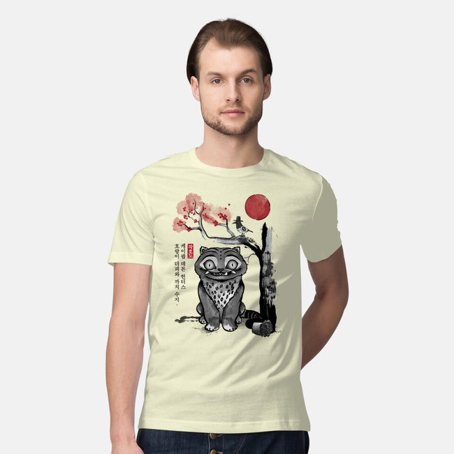 The Tiger And The Magpie Sumi-e-Mens-Premium-Tee-DrMonekers