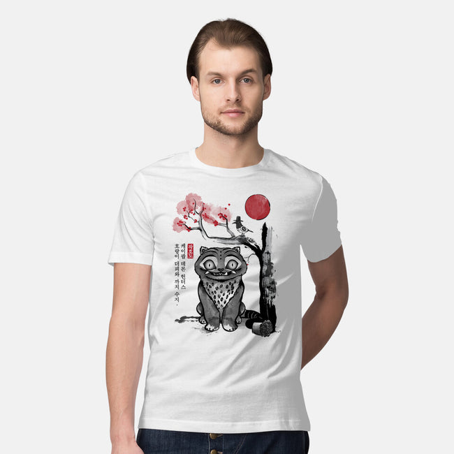 The Tiger And The Magpie Sumi-e-Mens-Premium-Tee-DrMonekers
