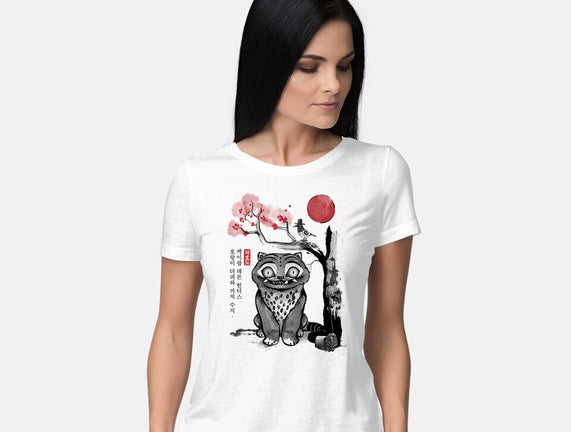 The Tiger And The Magpie Sumi-e