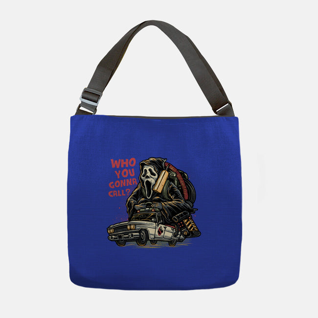 Call The Ghost-None-Adjustable Tote-Bag-glitchygorilla