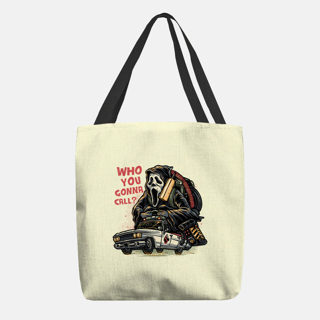 Call The Ghost-None-Basic Tote-Bag-glitchygorilla