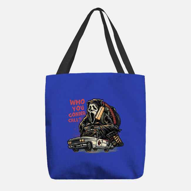 Call The Ghost-None-Basic Tote-Bag-glitchygorilla