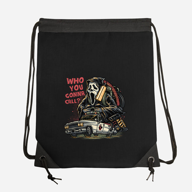 Call The Ghost-None-Drawstring-Bag-glitchygorilla