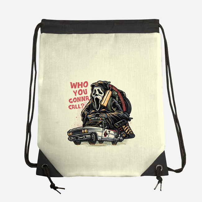 Call The Ghost-None-Drawstring-Bag-glitchygorilla