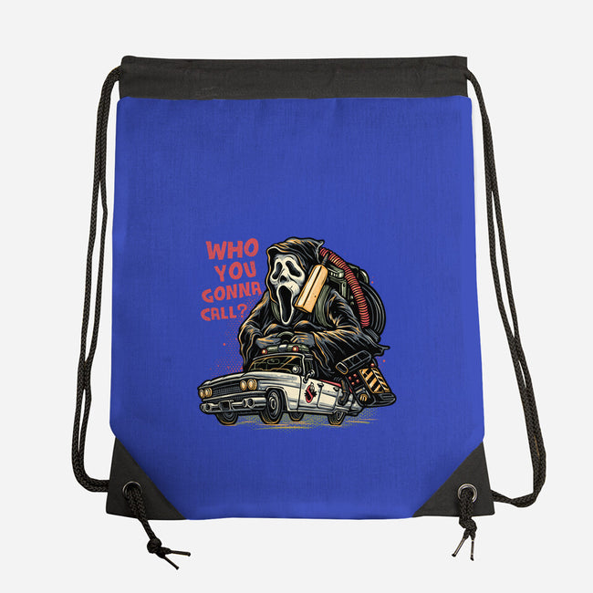 Call The Ghost-None-Drawstring-Bag-glitchygorilla