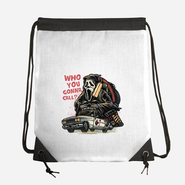 Call The Ghost-None-Drawstring-Bag-glitchygorilla