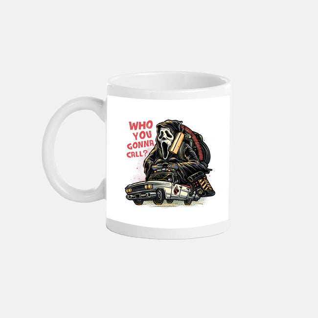 Call The Ghost-None-Mug-Drinkware-glitchygorilla