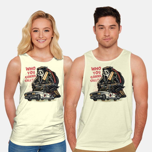 Call The Ghost-Unisex-Basic-Tank-glitchygorilla