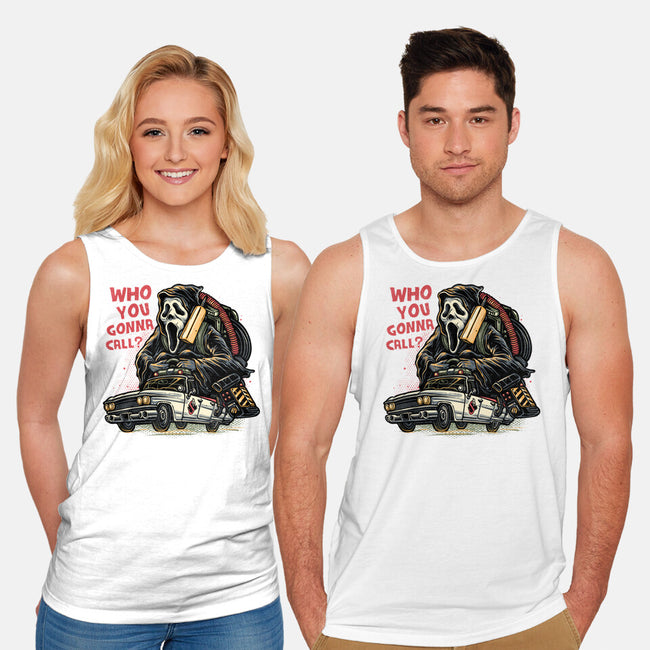 Call The Ghost-Unisex-Basic-Tank-glitchygorilla