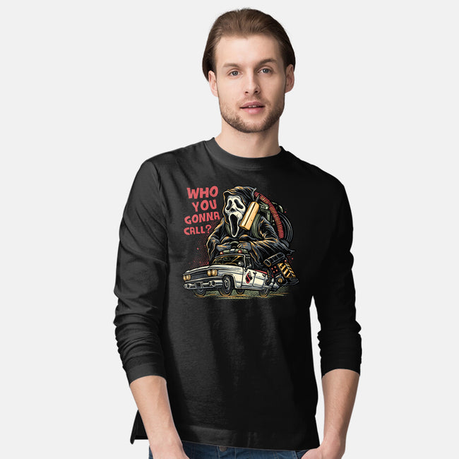 Call The Ghost-Mens-Long Sleeved-Tee-glitchygorilla
