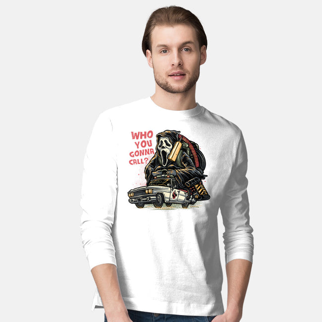 Call The Ghost-Mens-Long Sleeved-Tee-glitchygorilla