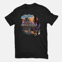 Gloomy Roadtrip-Womens-Fitted-Tee-glitchygorilla