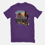 Gloomy Roadtrip-Womens-Fitted-Tee-glitchygorilla