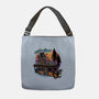 Gloomy Roadtrip-None-Adjustable Tote-Bag-glitchygorilla