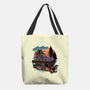 Gloomy Roadtrip-None-Basic Tote-Bag-glitchygorilla