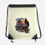 Gloomy Roadtrip-None-Drawstring-Bag-glitchygorilla