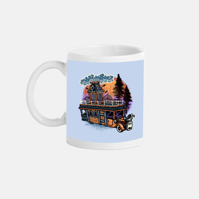 Gloomy Roadtrip-None-Mug-Drinkware-glitchygorilla