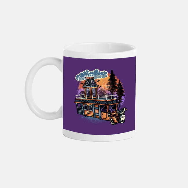 Gloomy Roadtrip-None-Mug-Drinkware-glitchygorilla