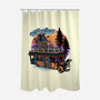 Gloomy Roadtrip-None-Polyester-Shower Curtain-glitchygorilla