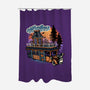 Gloomy Roadtrip-None-Polyester-Shower Curtain-glitchygorilla