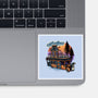 Gloomy Roadtrip-None-Glossy-Sticker-glitchygorilla