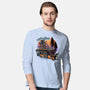 Gloomy Roadtrip-Mens-Long Sleeved-Tee-glitchygorilla