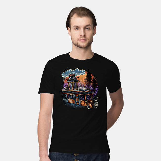 Gloomy Roadtrip-Mens-Premium-Tee-glitchygorilla