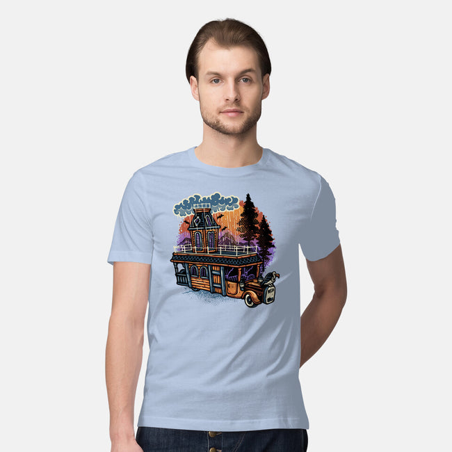 Gloomy Roadtrip-Mens-Premium-Tee-glitchygorilla