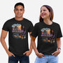 Gloomy Roadtrip-Unisex-Basic-Tee-glitchygorilla