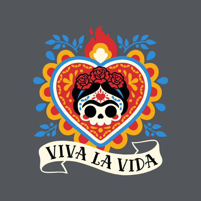 Calavera Frida Sagrado Corazon-None-Adjustable Tote-Bag-NemiMakeit