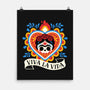 Calavera Frida Sagrado Corazon-None-Matte-Poster-NemiMakeit