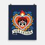 Calavera Frida Sagrado Corazon-None-Matte-Poster-NemiMakeit