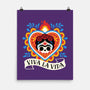 Calavera Frida Sagrado Corazon-None-Matte-Poster-NemiMakeit
