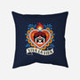 Calavera Frida Sagrado Corazon-None-Removable Cover w Insert-Throw Pillow-NemiMakeit