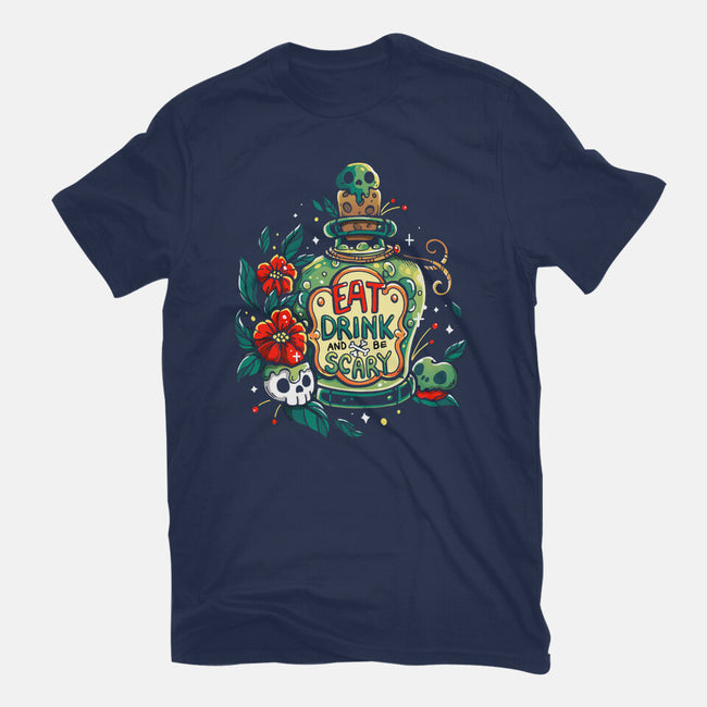 Eat Drink And Be Very Scary-Youth-Basic-Tee-Vallina84