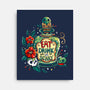 Eat Drink And Be Very Scary-None-Stretched-Canvas-Vallina84